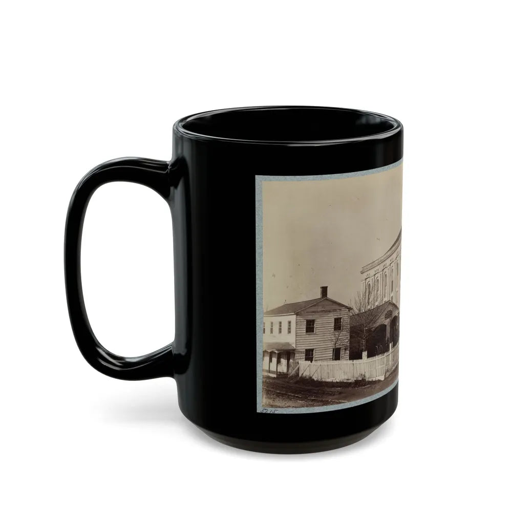 Armory Square Hospital, Washington, D.C. 004 (U.S. Civil War) Black Coffee Mug-Go Mug Yourself