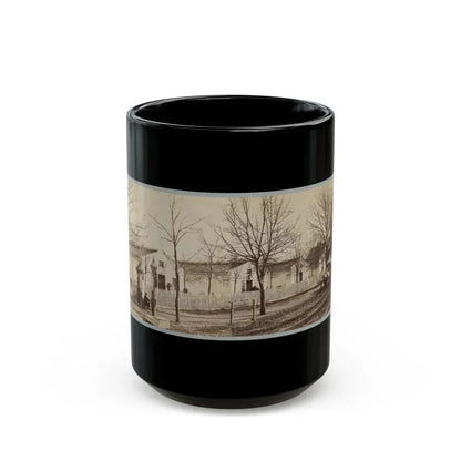 Armory Square Hospital, Washington, D.C. 001 (U.S. Civil War) Black Coffee Mug 15oz - Go Mug Yourself