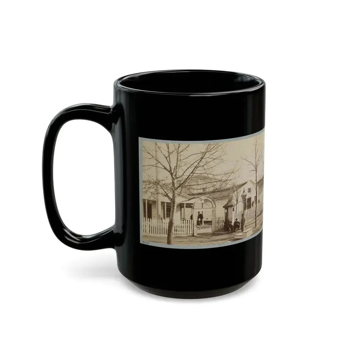 Armory Square Hospital, Washington, D.C. 001 (U.S. Civil War) Black Coffee Mug - Go Mug Yourself