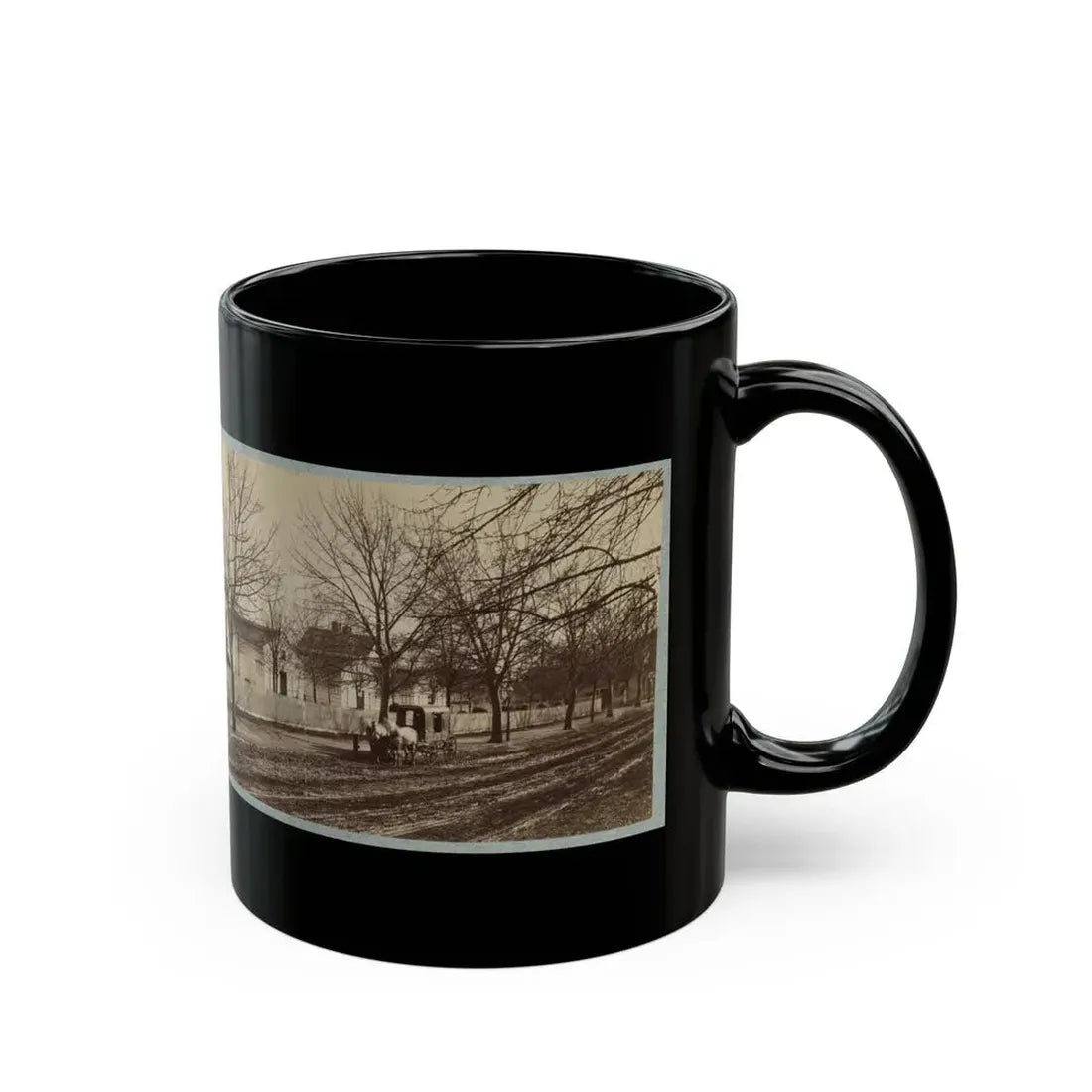 Armory Square Hospital, Washington, D.C. 001 (U.S. Civil War) Black Coffee Mug - Go Mug Yourself