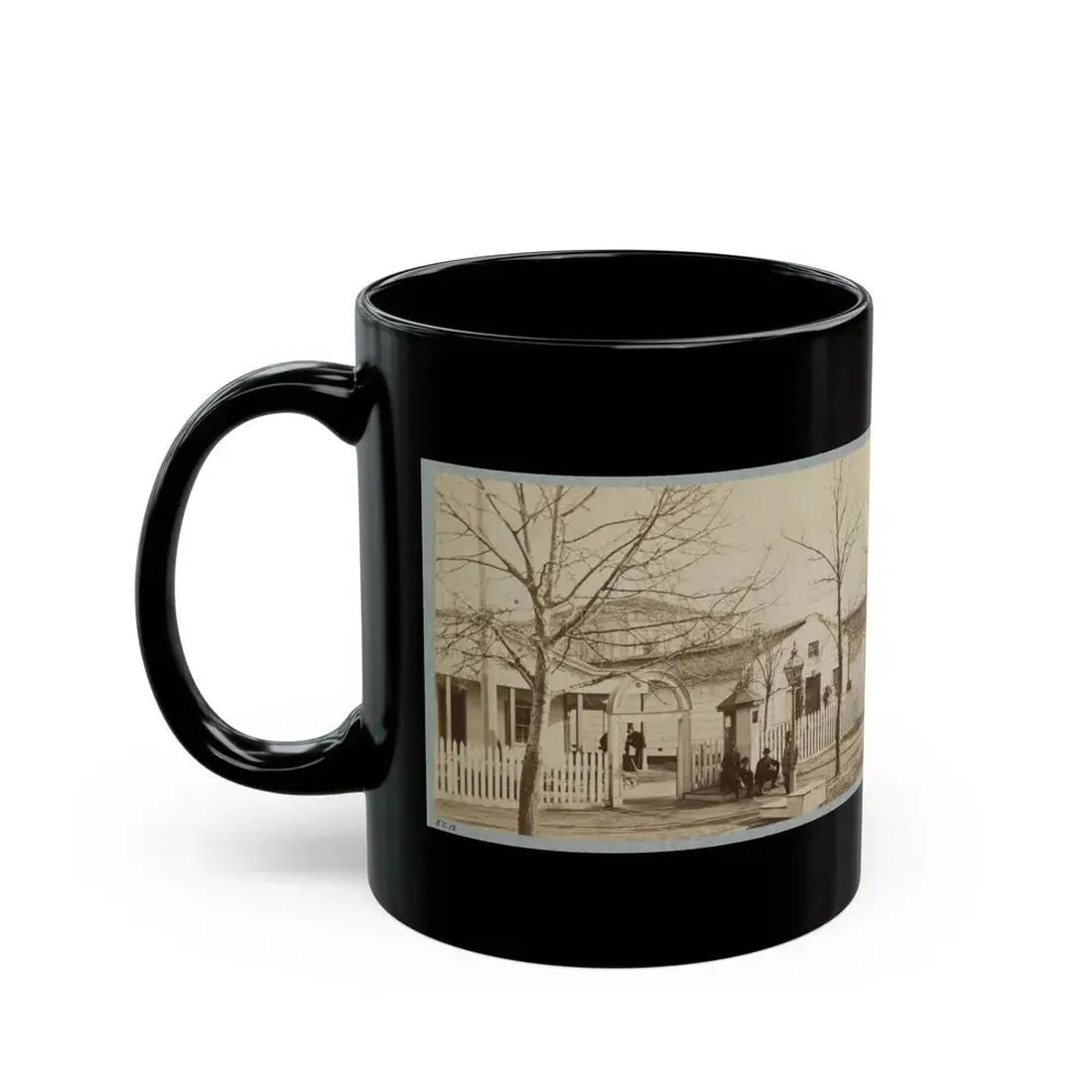 Armory Square Hospital, Washington, D.C. 001 (U.S. Civil War) Black Coffee Mug - Go Mug Yourself