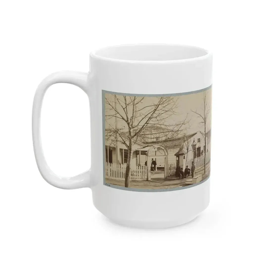 Armory Square Hospital, Washington, D.C. 001 (U.S. Civil War) White Coffee Mug - Go Mug Yourself
