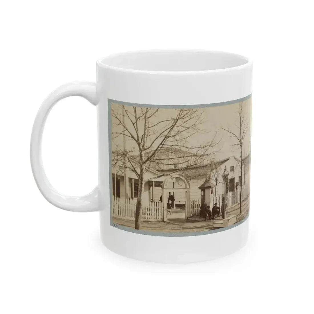 Armory Square Hospital, Washington, D.C. 001 (U.S. Civil War) White Coffee Mug - Go Mug Yourself