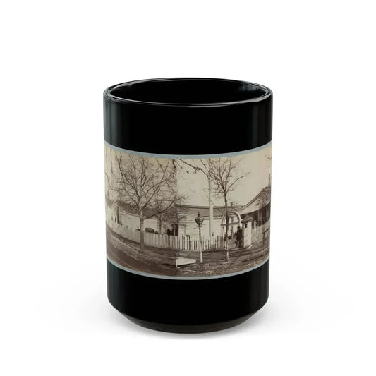 Armory Square Hospital, Washington, D.C. 002 (U.S. Civil War) Black Coffee Mug 15oz - Go Mug Yourself