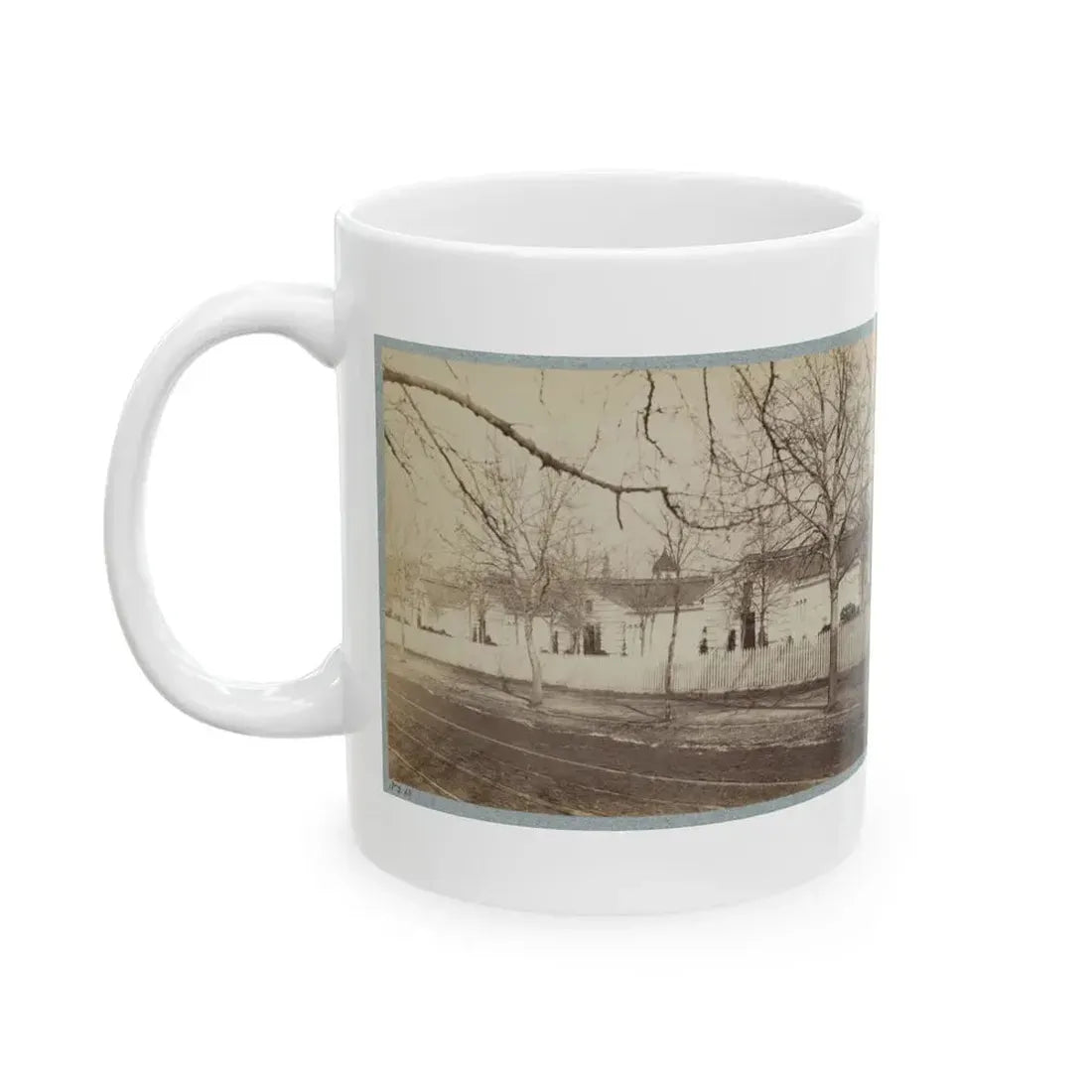 Armory Square Hospital, Washington, D.C. 002 (U.S. Civil War) White Coffee Mug - Go Mug Yourself