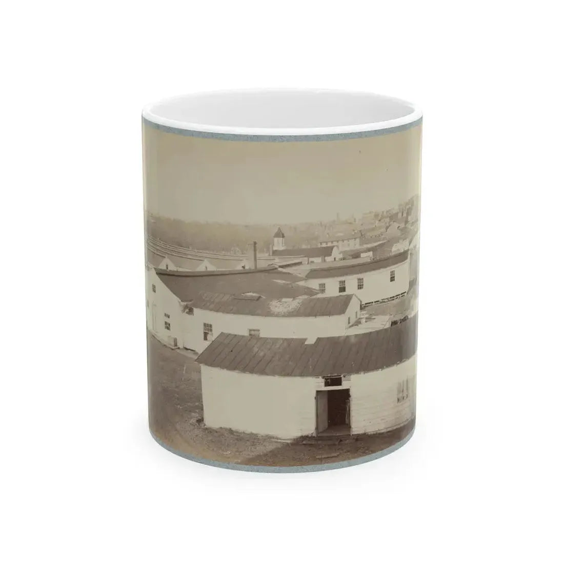 Armory Square Hospital, Washington, D.C. 003 (U.S. Civil War) White Coffee Mug 11oz - Go Mug Yourself