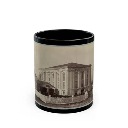 Armory Square Hospital, Washington, D.C. 004 (U.S. Civil War) Black Coffee Mug 11oz - Go Mug Yourself