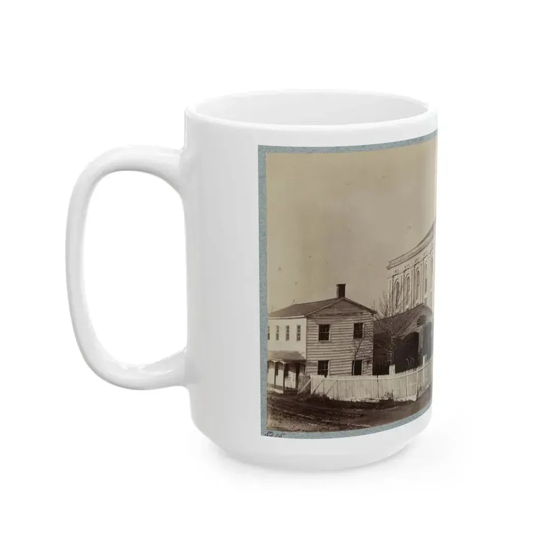 Armory Square Hospital, Washington, D.C. 004 (U.S. Civil War) White Coffee Mug - Go Mug Yourself