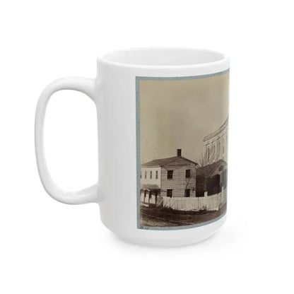 Armory Square Hospital, Washington, D.C. 004 (U.S. Civil War) White Coffee Mug - Go Mug Yourself
