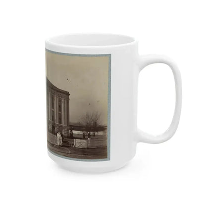Armory Square Hospital, Washington, D.C. 004 (U.S. Civil War) White Coffee Mug - Go Mug Yourself