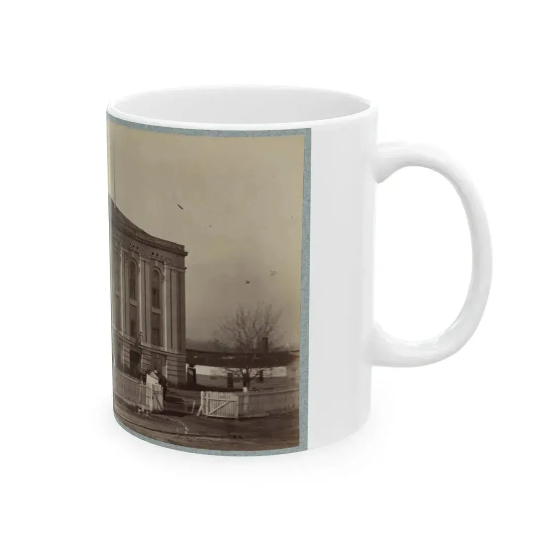 Armory Square Hospital, Washington, D.C. 004 (U.S. Civil War) White Coffee Mug - Go Mug Yourself