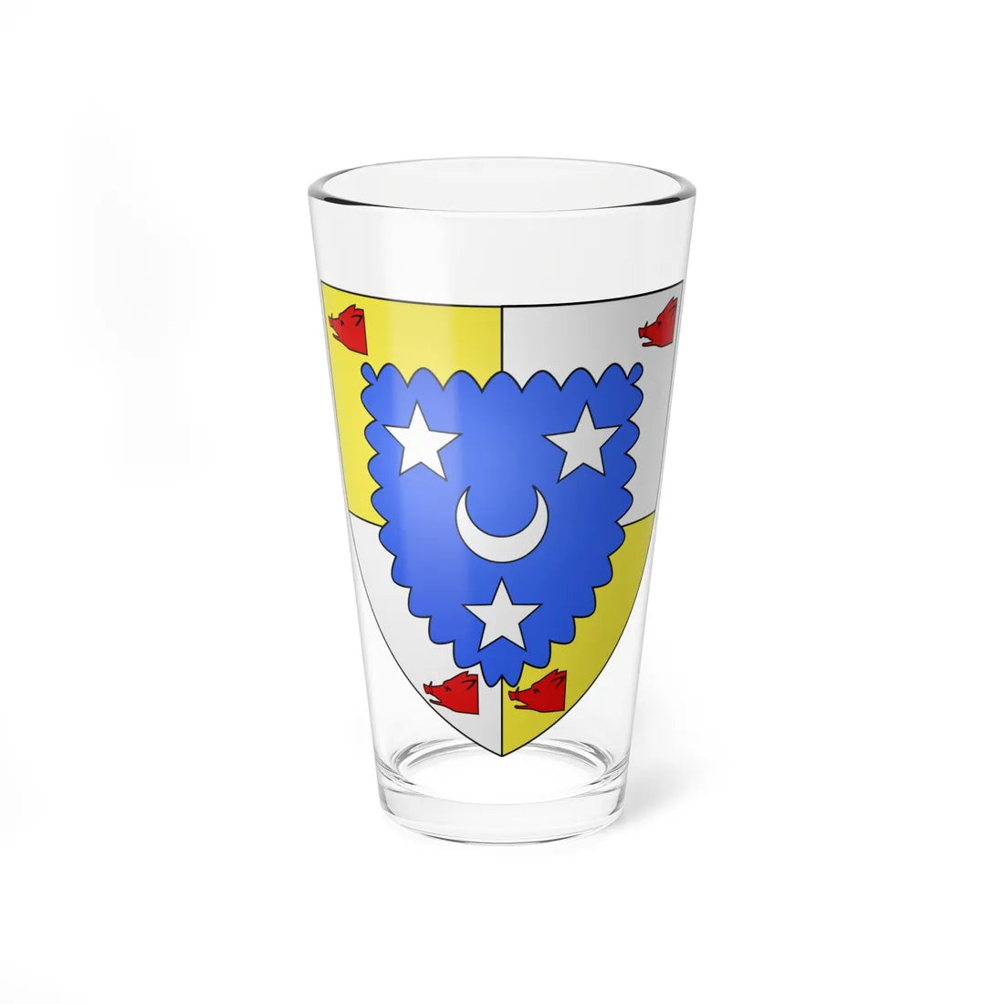 Arms Arbuthnot Mary Helena Pullan (Scotland) (Coat of Arms) Pint Glass 16oz 16oz - Go Mug Yourself