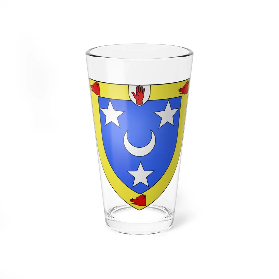 Arms Arbuthnot of Edinburgh shield (Scotland) (Coat of Arms) Pint Glass 16oz 16oz - Go Mug Yourself