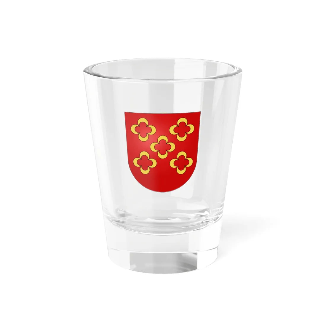 Arms family Lemos (Portugal) (Coat of Arms) Shot Glass 1.5oz 1.5oz - Go Mug Yourself
