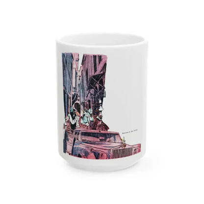 Arms For Adonis, Star Weekly Novel, February 18, 1961 - White Coffee Mug 15oz - Go Mug Yourself