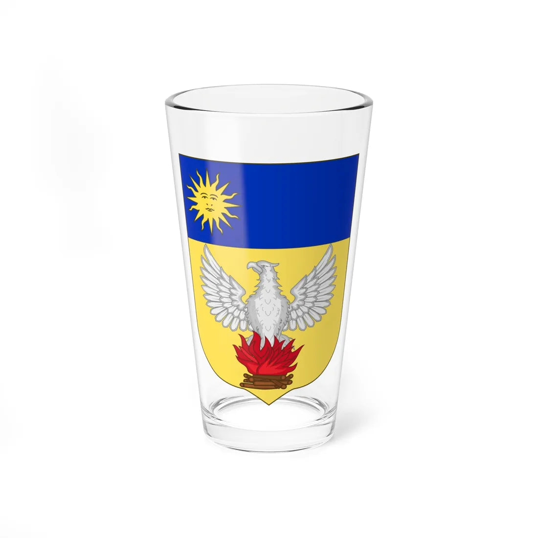 Arms Mavrocordato (Algeria) (Coat of Arms) Pint Glass 16oz 16oz - Go Mug Yourself