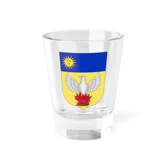 Arms Mavrocordato (Algeria) (Coat of Arms) Shot Glass 1.5oz 1.5oz - Go Mug Yourself