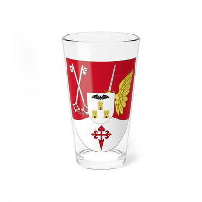 Arms of Albacete Province (Spain) (Coat of Arms) Pint Glass 16oz 16oz - Go Mug Yourself