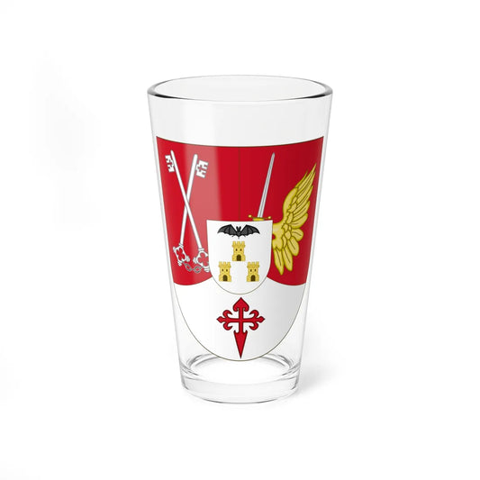 Arms of Albacete Province (Spain) (Coat of Arms) Pint Glass 16oz 16oz - Go Mug Yourself