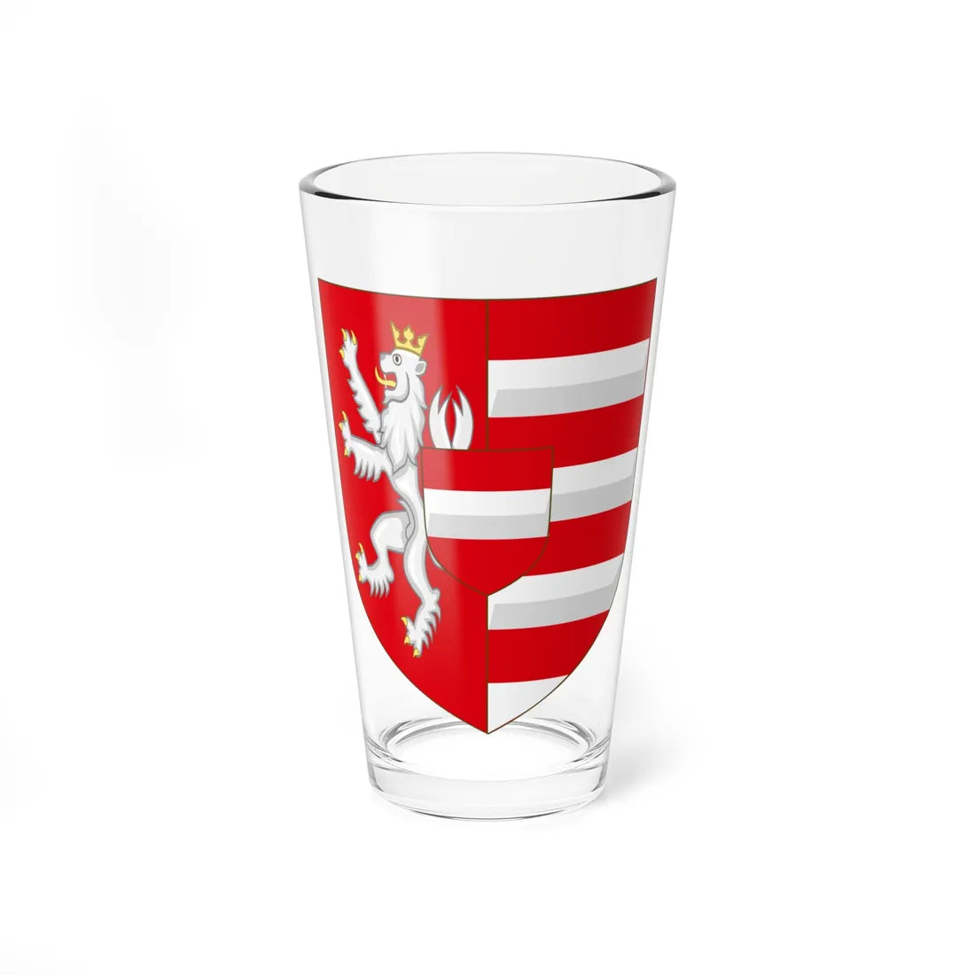 Arms of Albert II of Habsbourg Variant (Spain) (Coat of Arms) Pint Glass 16oz - Go Mug Yourself