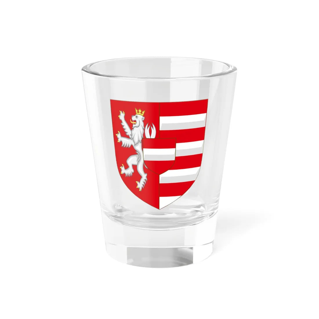Arms of Albert II of Habsbourg Variant (Spain) (Coat of Arms) Shot Glass 1.5oz 1.5oz - Go Mug Yourself