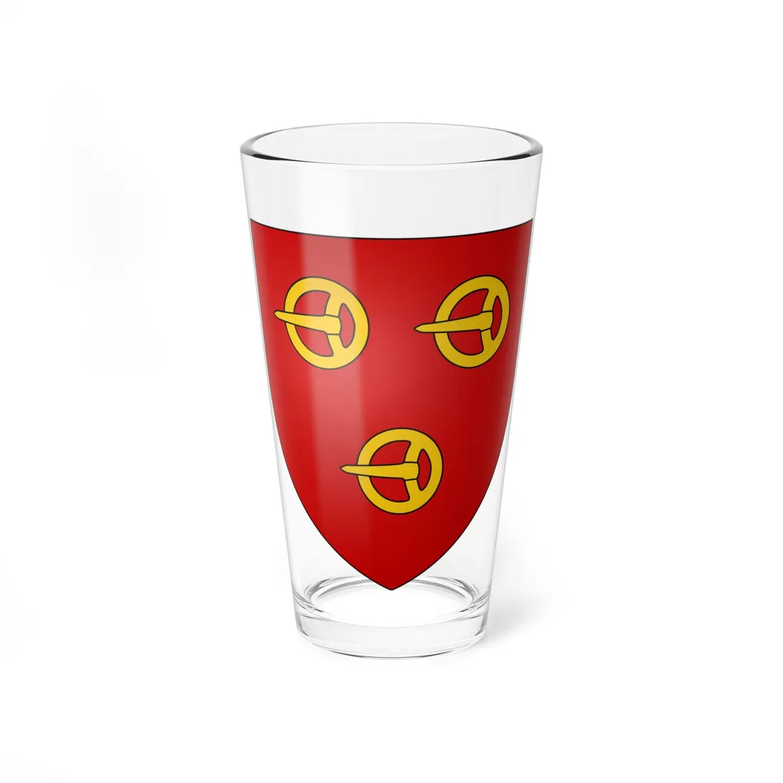 Arms of Alexander Boncle (Scotland) (Coat of Arms) Pint Glass 16oz 16oz - Go Mug Yourself