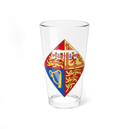Arms of Alexandra The Honourable Lady Ogilvy (United Kingdom) (Coat of Arms) Pint Glass 16oz 16oz - Go Mug Yourself