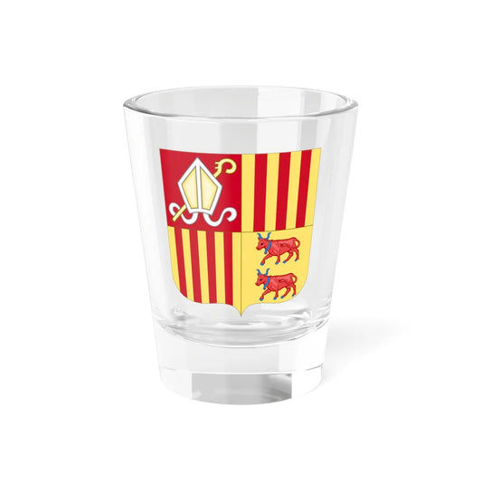 Arms of Andorra (Spain) (Coat of Arms) Shot Glass 1.5oz 1.5oz - Go Mug Yourself