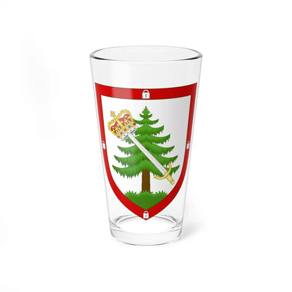 Arms of Andrew Grierson (Scotland) (Coat of Arms) Pint Glass 16oz 16oz - Go Mug Yourself