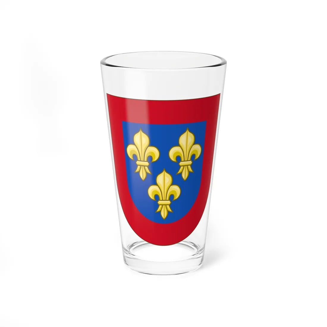 Arms of Anjou- Coat of Arms of Spain Template (Spain) (Coat of Arms) Pint Glass 16oz 16oz - Go Mug Yourself