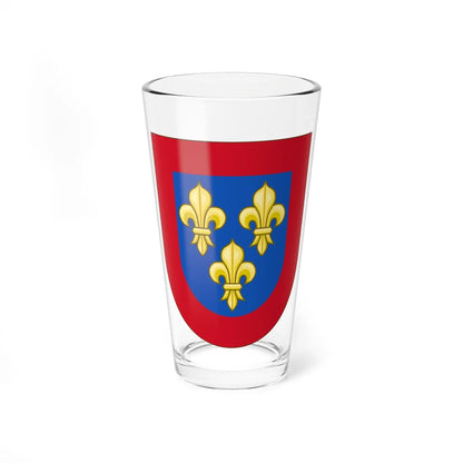 Arms of Anjou- Coat of Arms of Spain Template (Spain) (Coat of Arms) Pint Glass 16oz 16oz - Go Mug Yourself