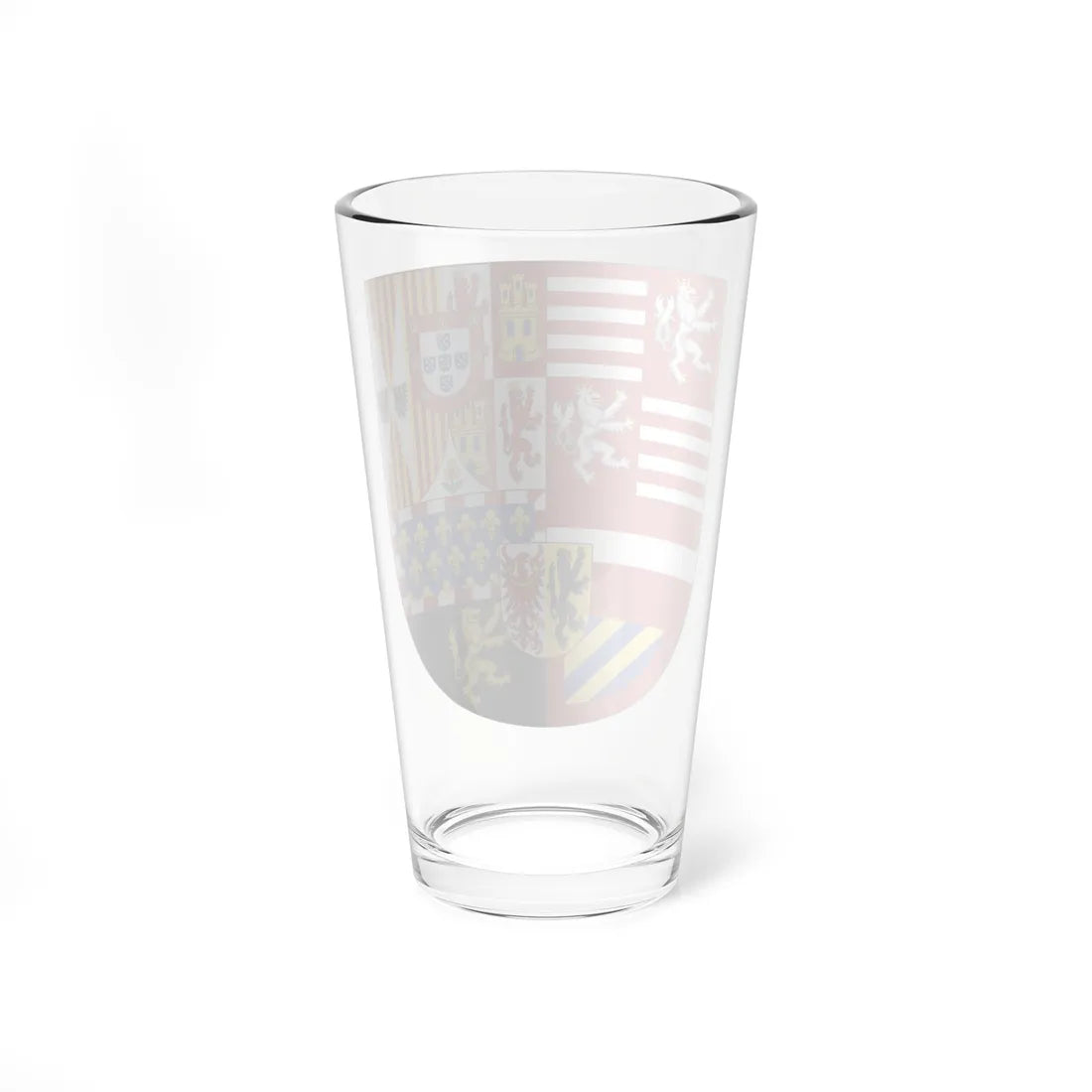 Arms of Archduke Albert of Austria and Infanta Isabella of Spain (Austria) (Coat of Arms) Pint Glass 16oz - Go Mug Yourself