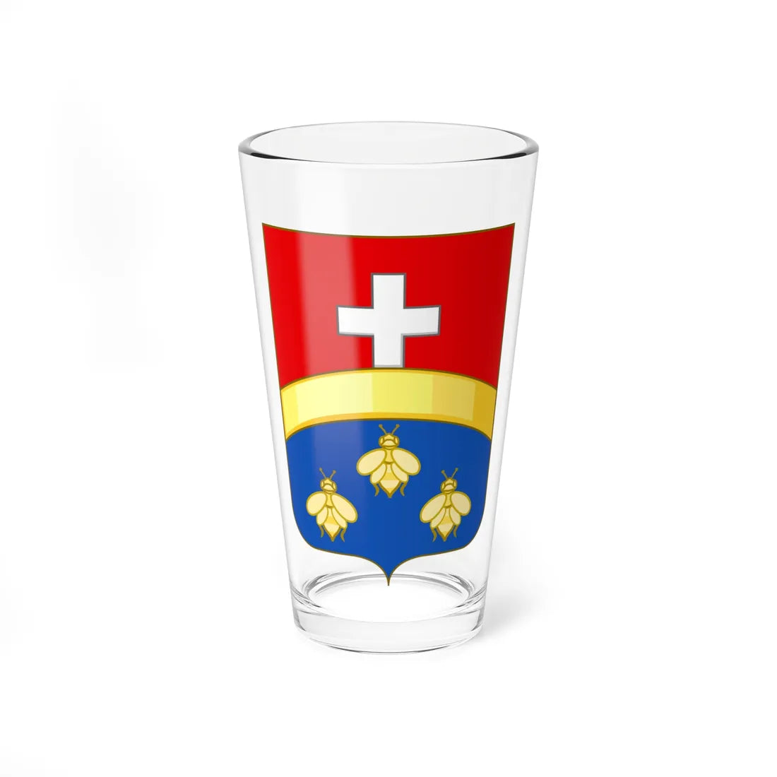 Arms of Avola (Italy) (Coat of Arms) Pint Glass 16oz 16oz - Go Mug Yourself
