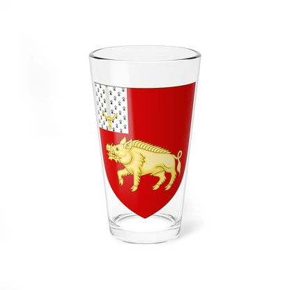 Arms of Baird of Newbyth (Scotland) (Coat of Arms) Pint Glass 16oz 16oz - Go Mug Yourself