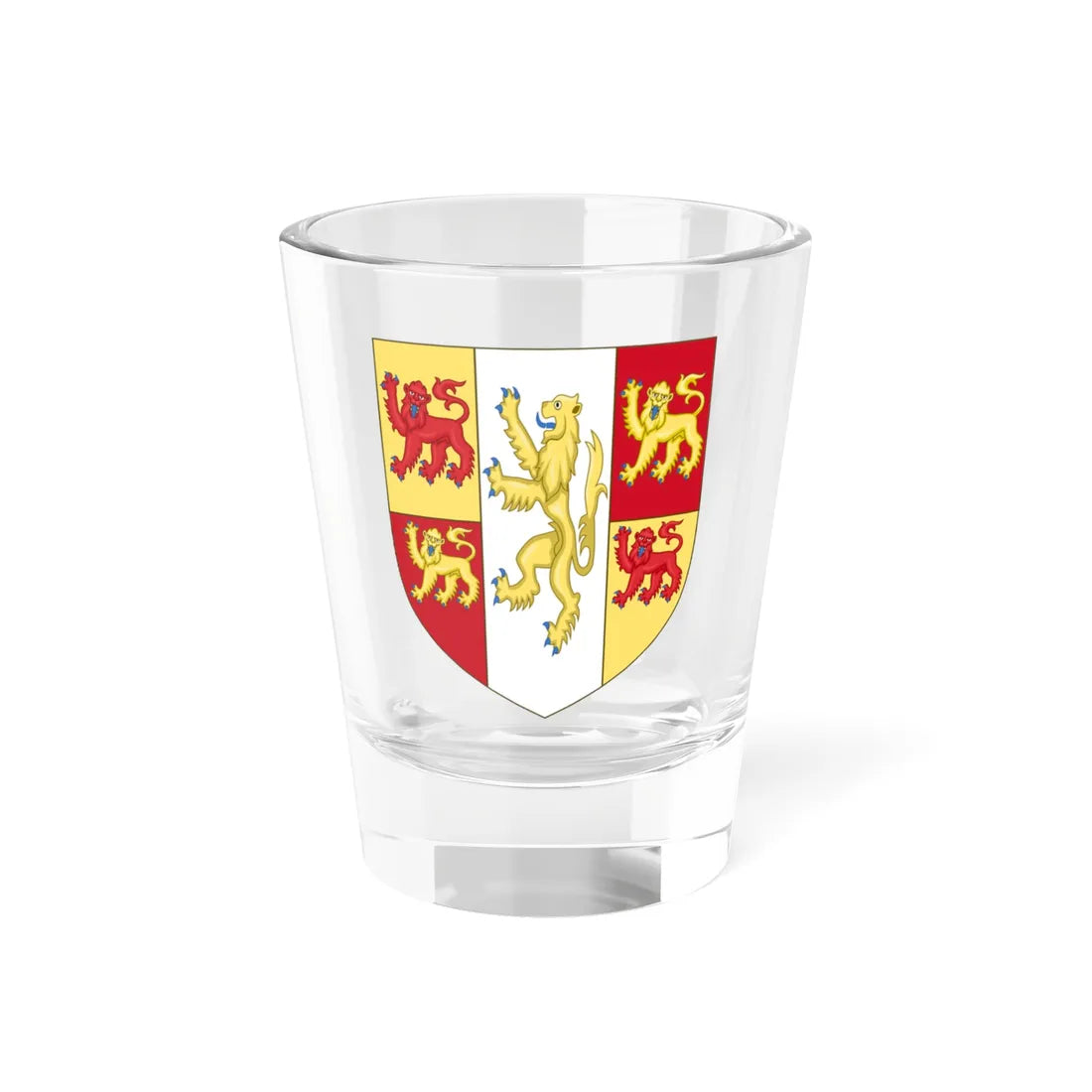Arms of Bangor University (United Kingdom) (Coat of Arms) Shot Glass 1.5oz 1.5oz - Go Mug Yourself