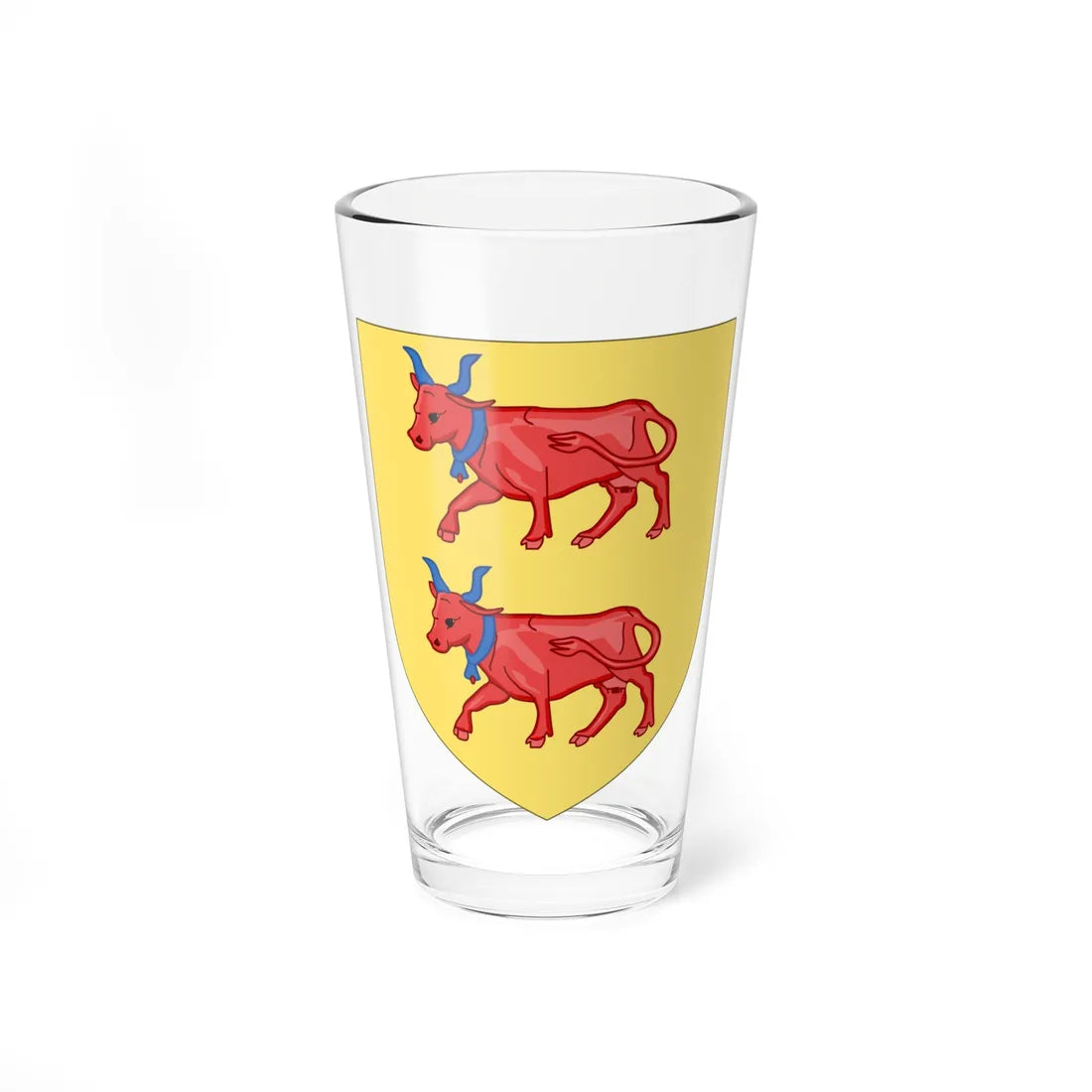 Arms of Béarn (Spain) (Coat of Arms) Pint Glass 16oz 16oz - Go Mug Yourself
