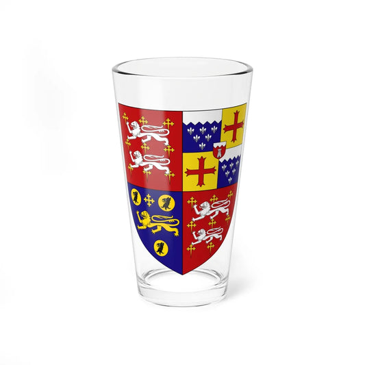 Arms of Baron Acton (Luxembourg) (Coat of Arms) Pint Glass 16oz 16oz - Go Mug Yourself