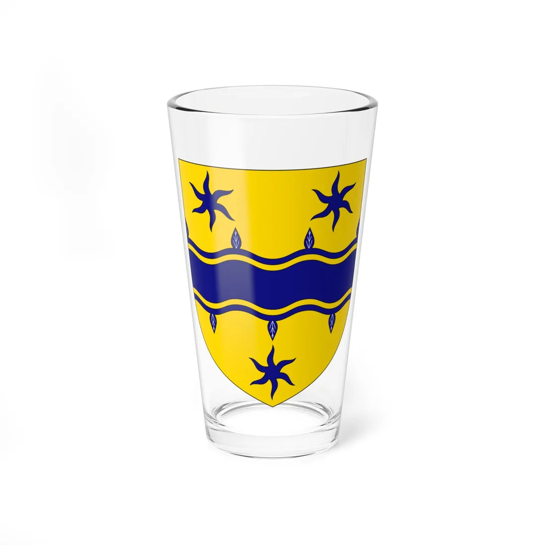 Arms of Baron Alderdice (Ireland) (Coat of Arms) Pint Glass 16oz 16oz - Go Mug Yourself