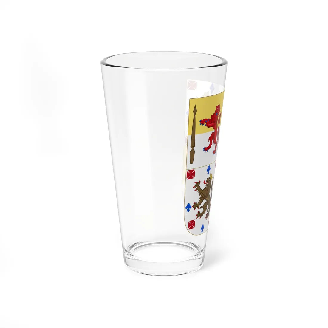 Arms of Baron Baden-Powell (Spain) (Coat of Arms) Pint Glass 16oz - Go Mug Yourself