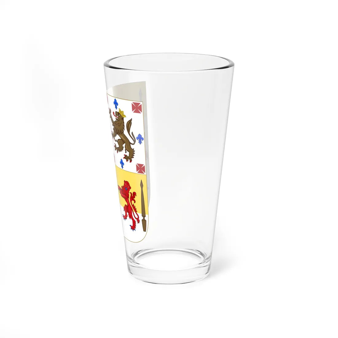 Arms of Baron Baden-Powell (Spain) (Coat of Arms) Pint Glass 16oz - Go Mug Yourself