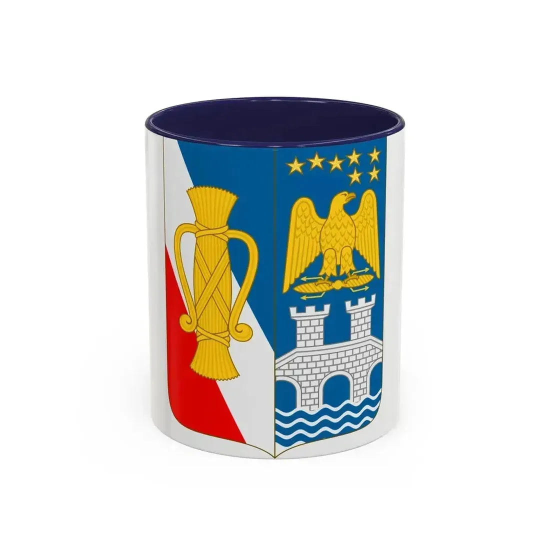 Arms of Bernadotte - Accent Coffee Mug 11oz Navy - Go Mug Yourself