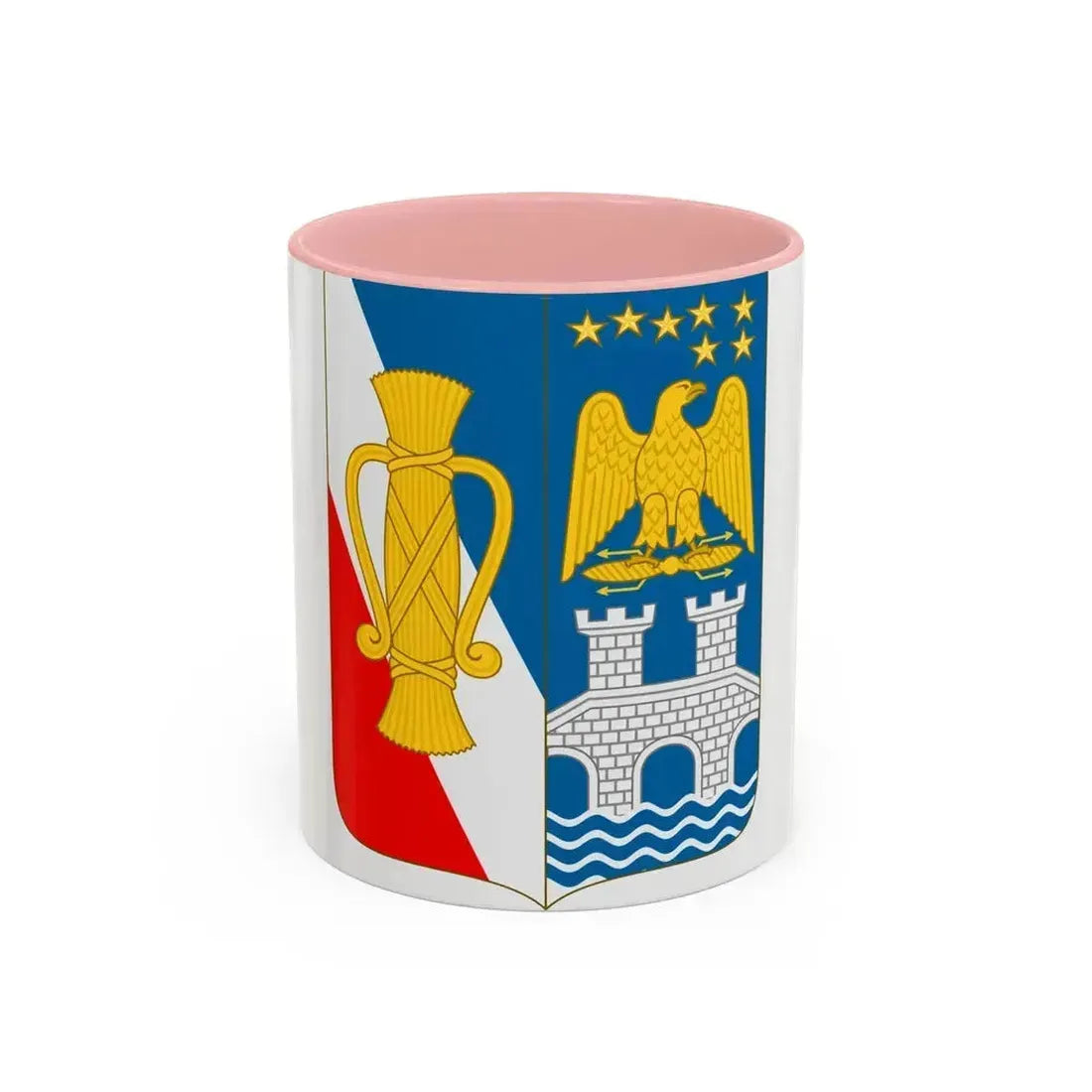 Arms of Bernadotte - Accent Coffee Mug 11oz Pink - Go Mug Yourself