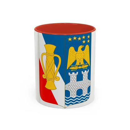 Arms of Bernadotte - Accent Coffee Mug 11oz Red - Go Mug Yourself