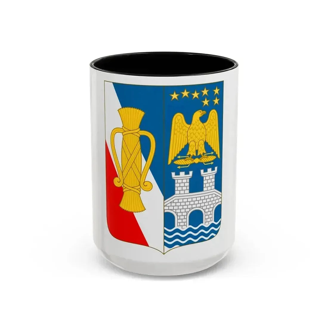 Arms of Bernadotte - Accent Coffee Mug 15oz Black - Go Mug Yourself
