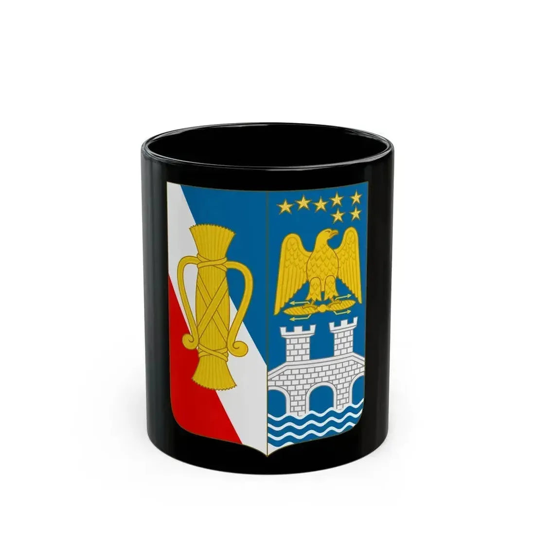 Arms of Bernadotte - Black Coffee Mug 11oz - Go Mug Yourself