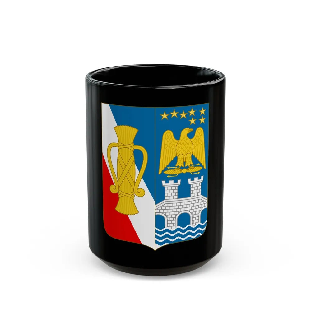 Arms of Bernadotte - Black Coffee Mug-15oz-Go Mug Yourself