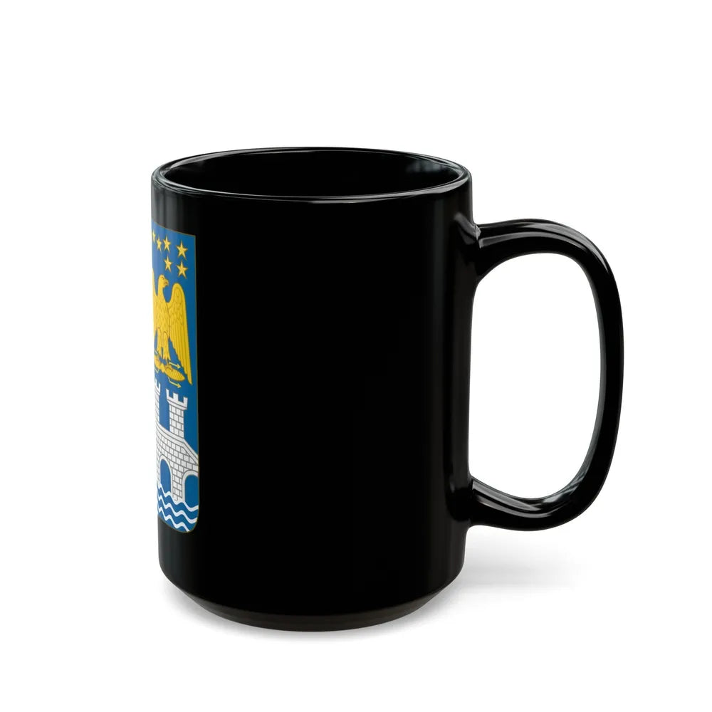 Arms of Bernadotte - Black Coffee Mug-Go Mug Yourself