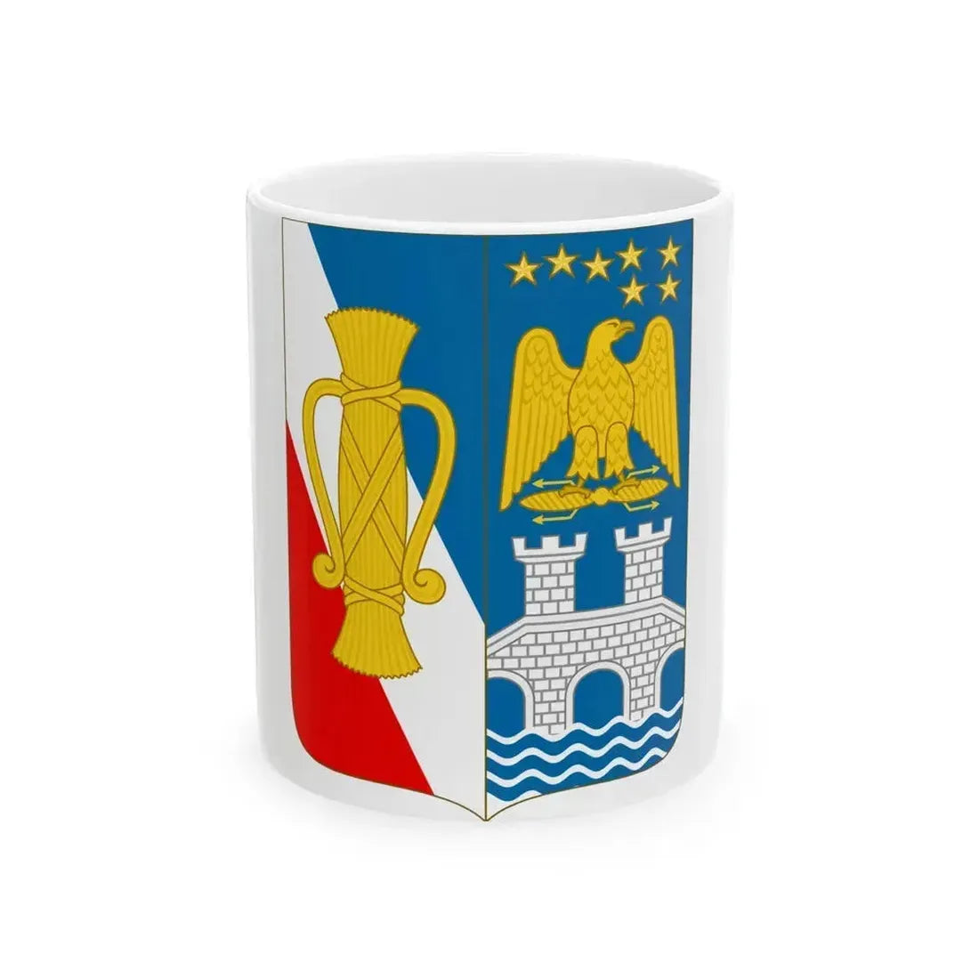 Arms of Bernadotte - White Coffee Mug 11oz - Go Mug Yourself