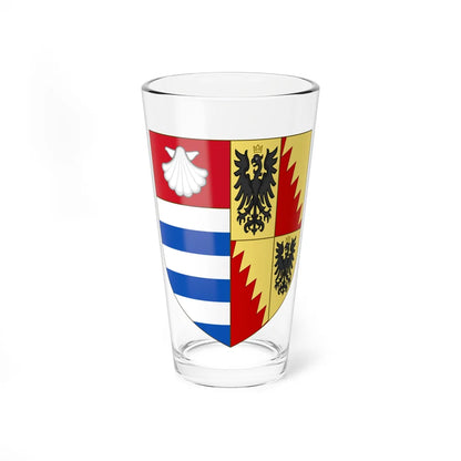 Arms of Bianca Bentivoglio (Italy) (Coat of Arms) Pint Glass 16oz 16oz - Go Mug Yourself