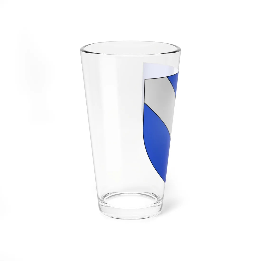 Arms of Bissett of Beaufort (Scotland) (Coat of Arms) Pint Glass 16oz - Go Mug Yourself